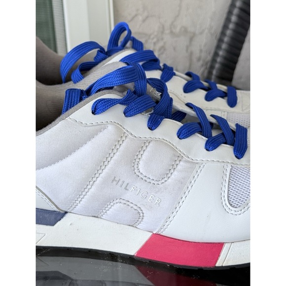 Tommy Hilfiger Abrams Sneaker Shoes‎ Mens 9 42 White TMABRAMS-Z Casual Preppy - Picture 7 of 11